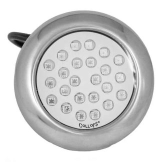 Power Led 36w Branco Inox rosca - Piscinaria 23mm